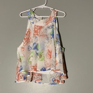 Flowy crop top